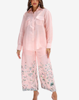 Botanical Print Linen Blend Co-Ord Set