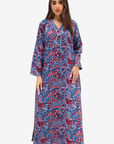 Classic Paisley Print Cotton Jalabiya