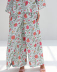 Flora Vine Linen Blend Co-ord Set