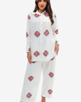 Floral Medallion Cotton Mix Co-ord Set