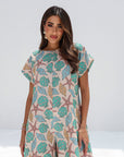 Seashell Escape Linen Blend Jumpsuit