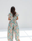 Seashell Escape Linen Blend Jumpsuit