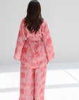 Sunset Retreat Linen Blend Kimono Set