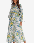 Lemon Orchard Linen Blend Co-ord Set