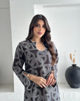 Elegant Pearl Embroidered Jalabiya
