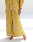 Golden Mirage Linen Blend Co-ord Set