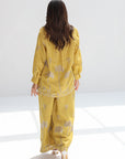 Golden Mirage Linen Blend Co-ord Set