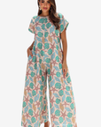 Seashell Escape Linen Blend Jumpsuit