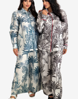 Tropical Toile Linen Blend Co-ord Set