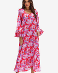 Vivid Watercolor Silk Jalabiya