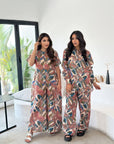 Tropical Aviary Linen Blend Set