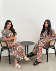 Tropical Aviary Linen Blend Set