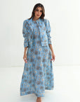 Palm Botanica Linen Blend Dress Set full length view