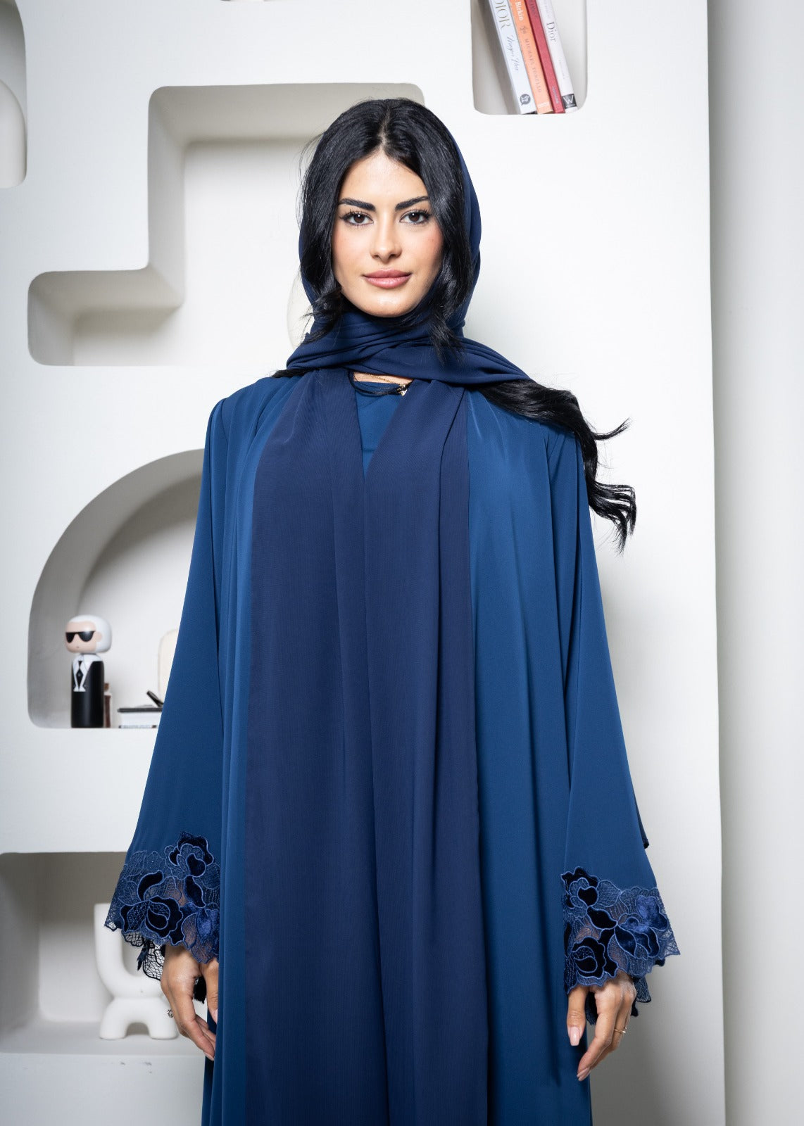Abaya 104 Navy Blue