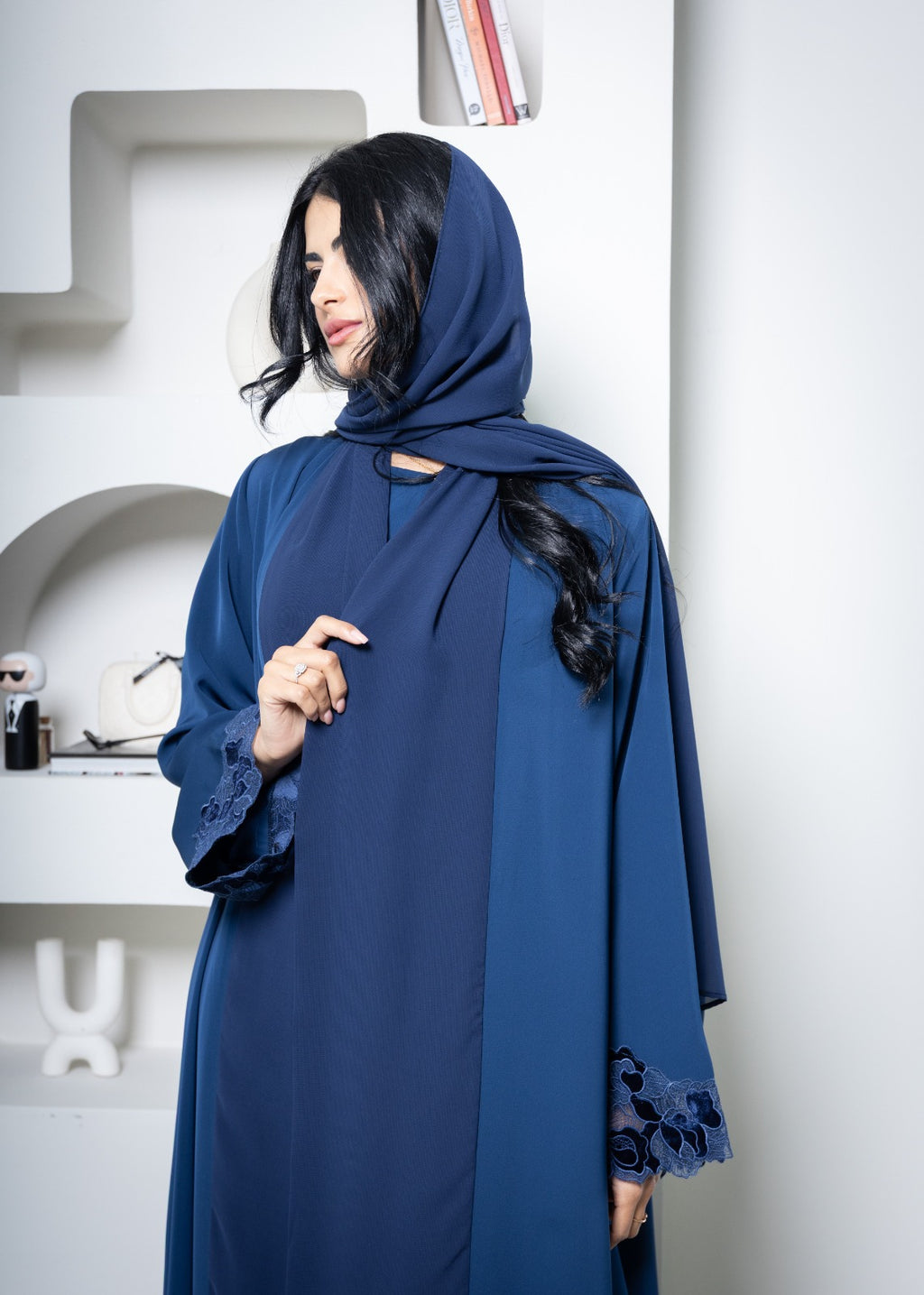 Abaya 104 Navy Blue