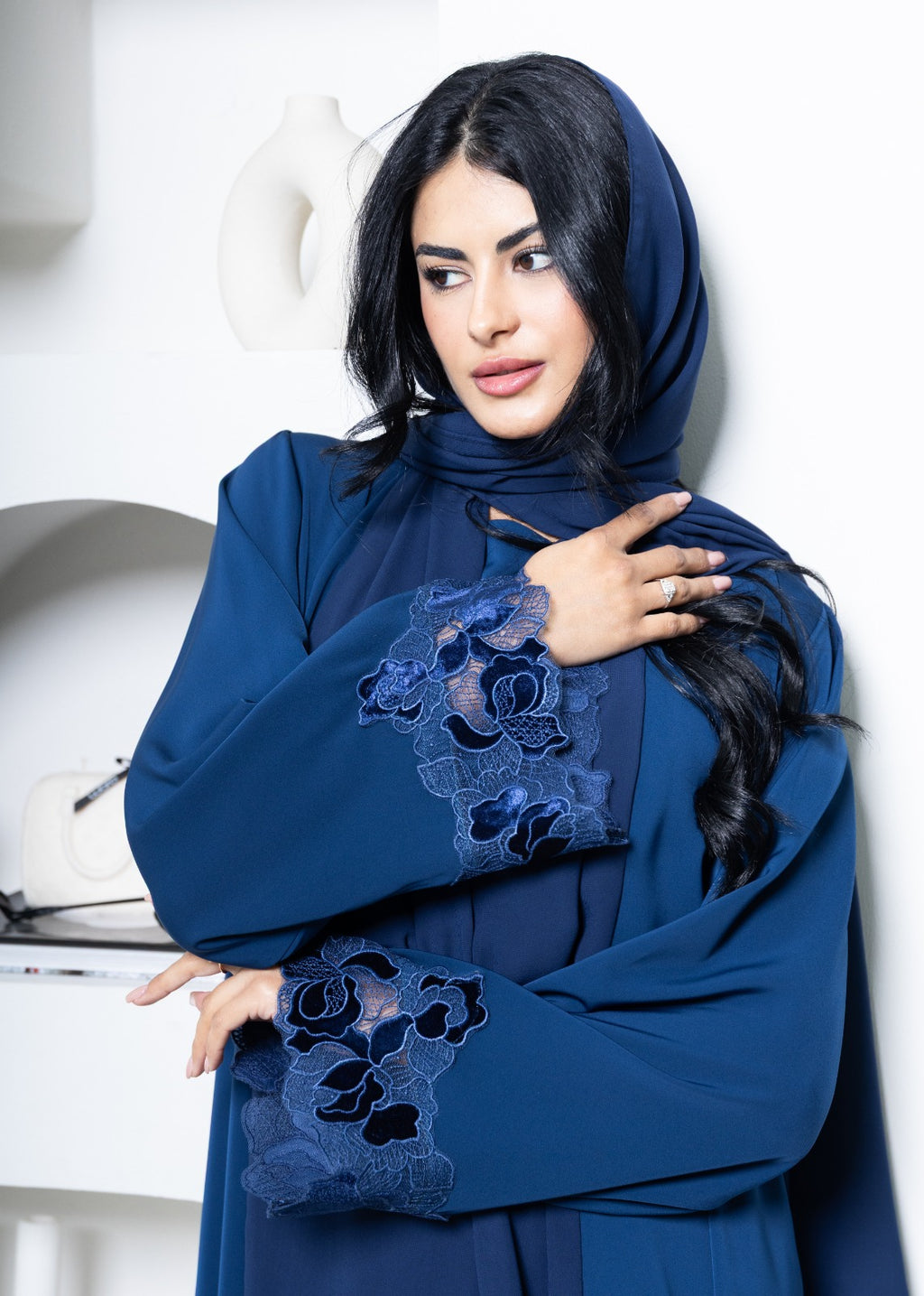 Abaya 104 Navy Blue
