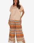 Amber Chevron 3-in-1 Linen Blend Set