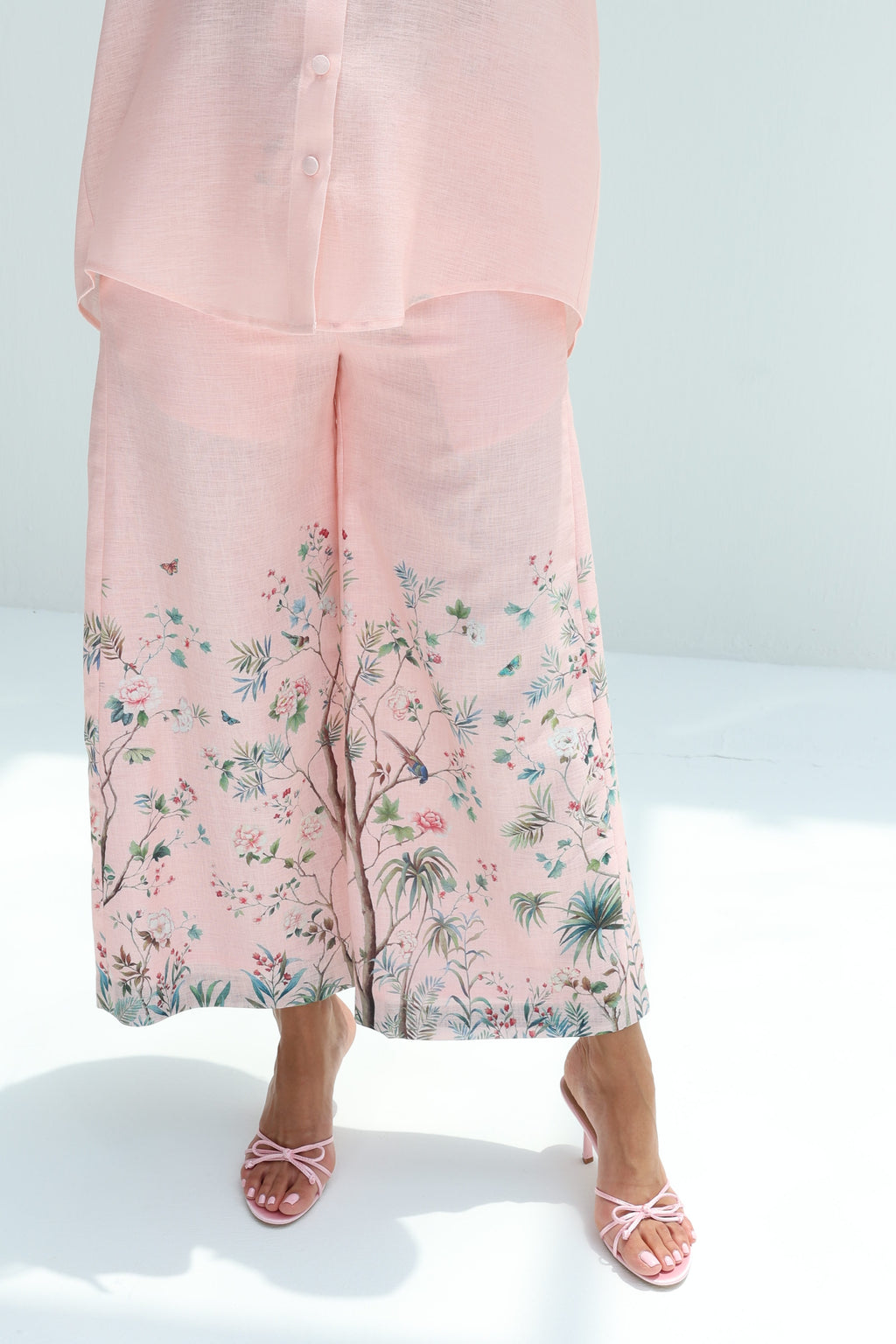 Blossom — Baby Pink Linen Co-ord Set