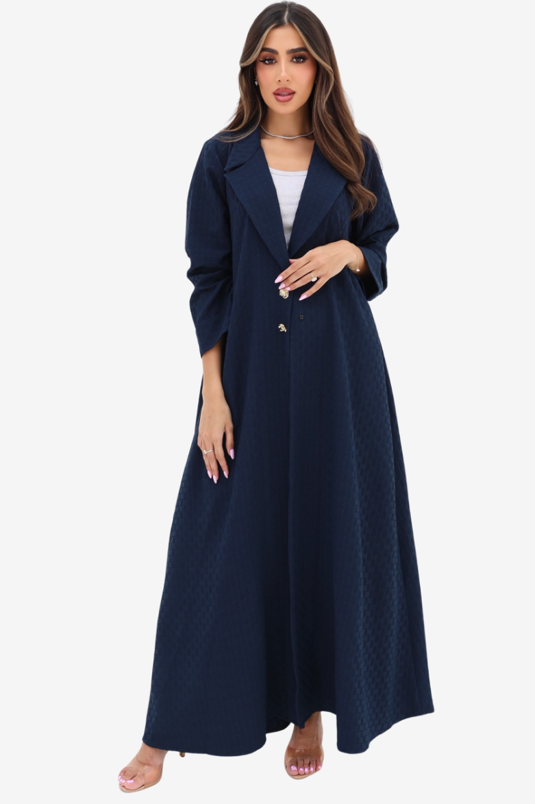 Blazer Textured Stretch Abaya