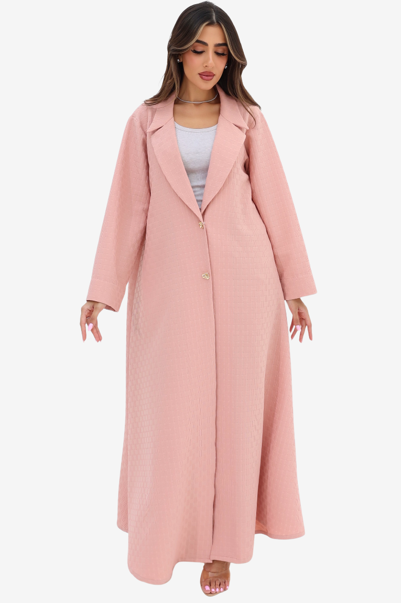 Blazer Textured Stretch Abaya