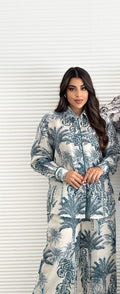 Nakheel — Palm Print Linen Co-ord Set