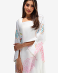 Coastal Seashell Linen Blend Jalabiya
