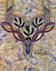 Alma - F105 - Yellow Silk Mukhawar