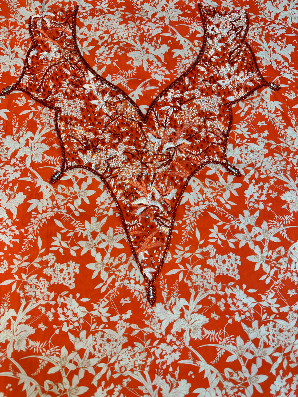 Nadia - F118 - Red Cotton Mukhawar