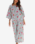 Flora Vine Linen Blend Co-ord Set