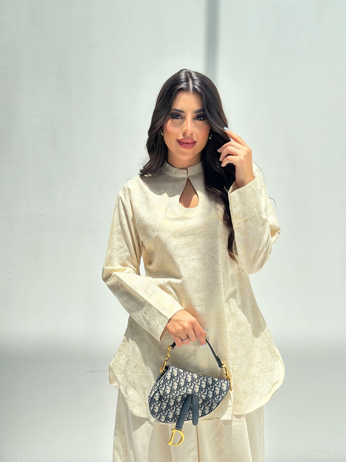 Noor — Ivory Gold Co-ord Set