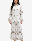 Golden Oasis Linen Blend Co-ord Set