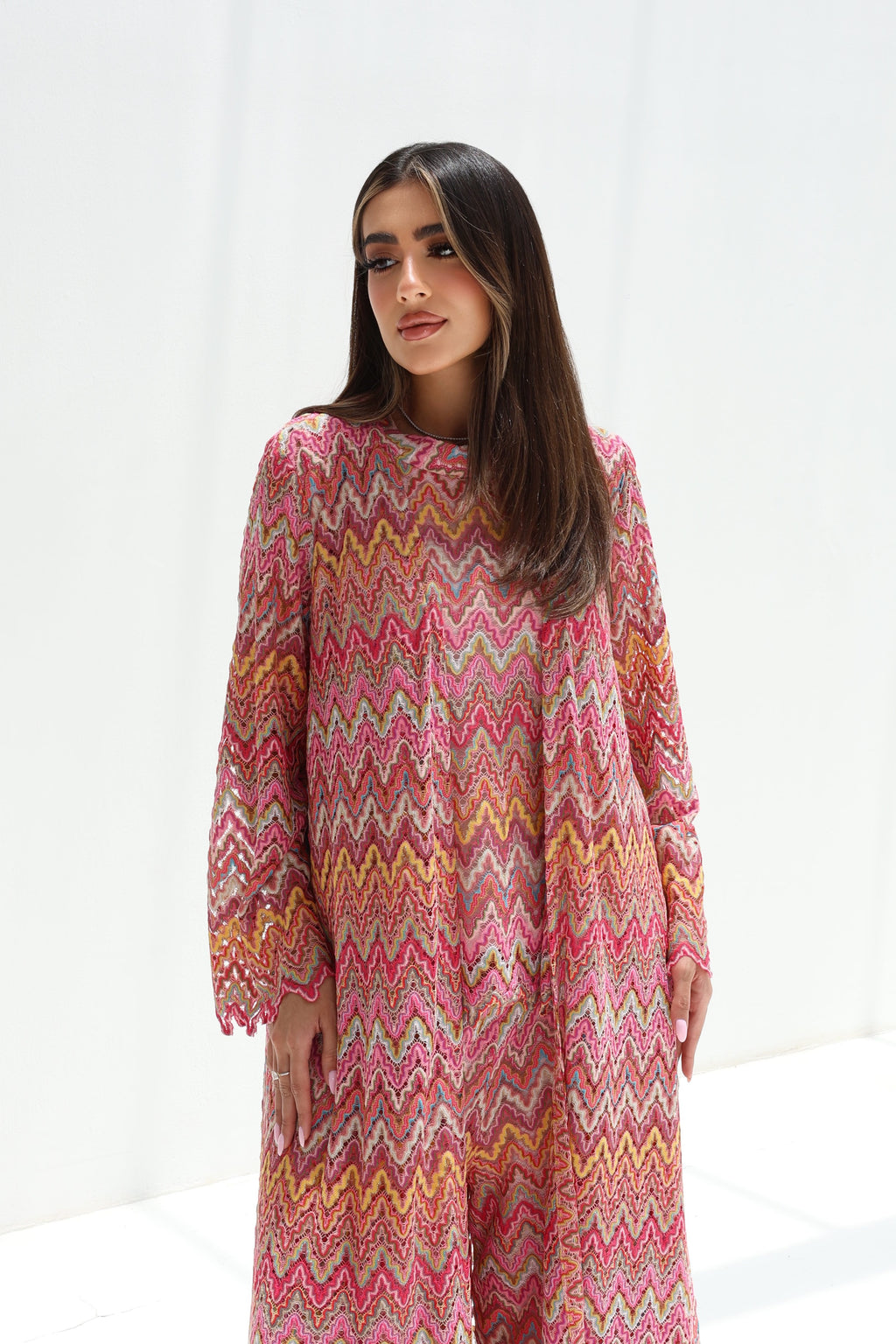 Shafaq — Sunset Chevron 3-in-1 Lace Travel Set