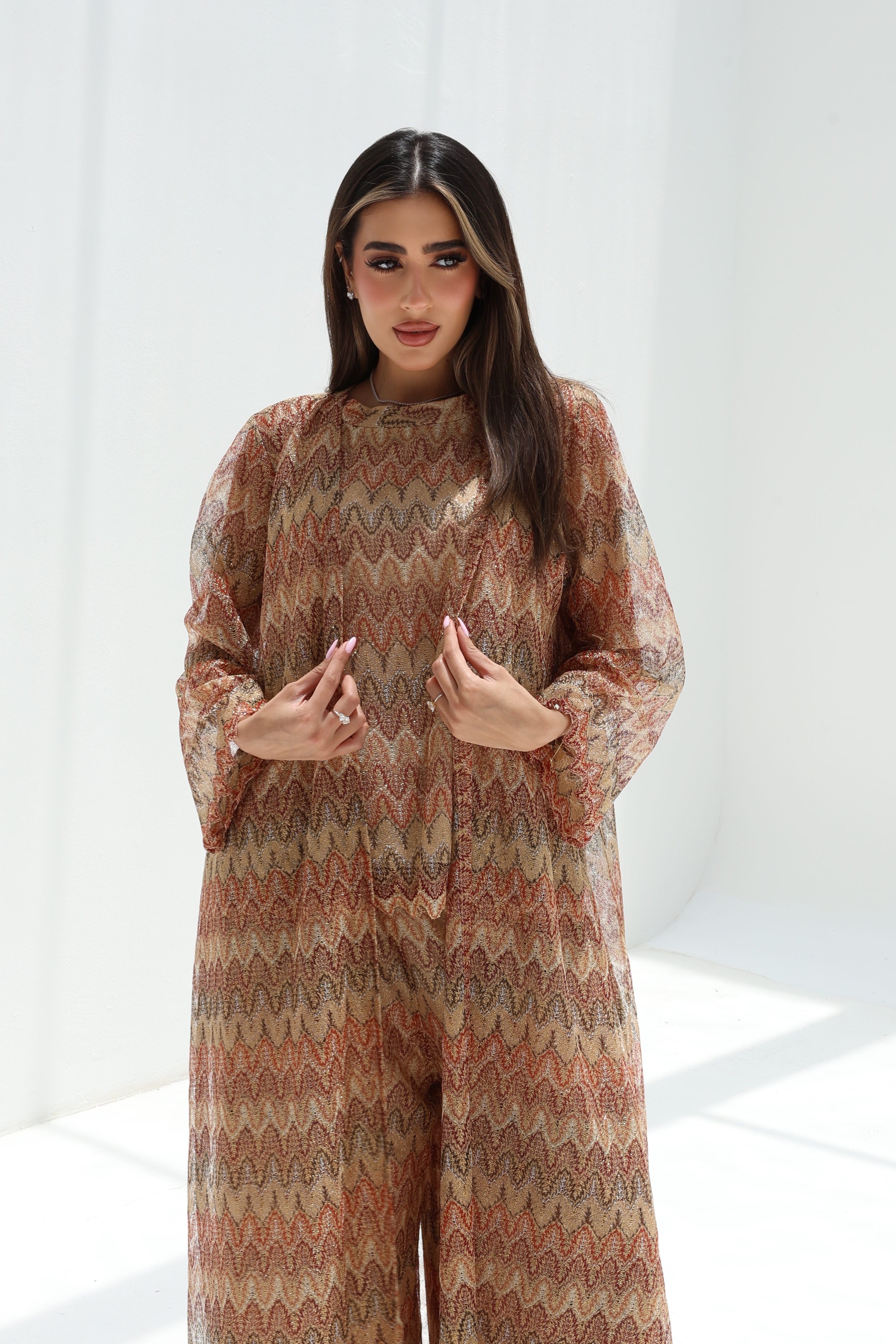 Anbar — Amber Chevron 3-in-1 Lace Travel Set