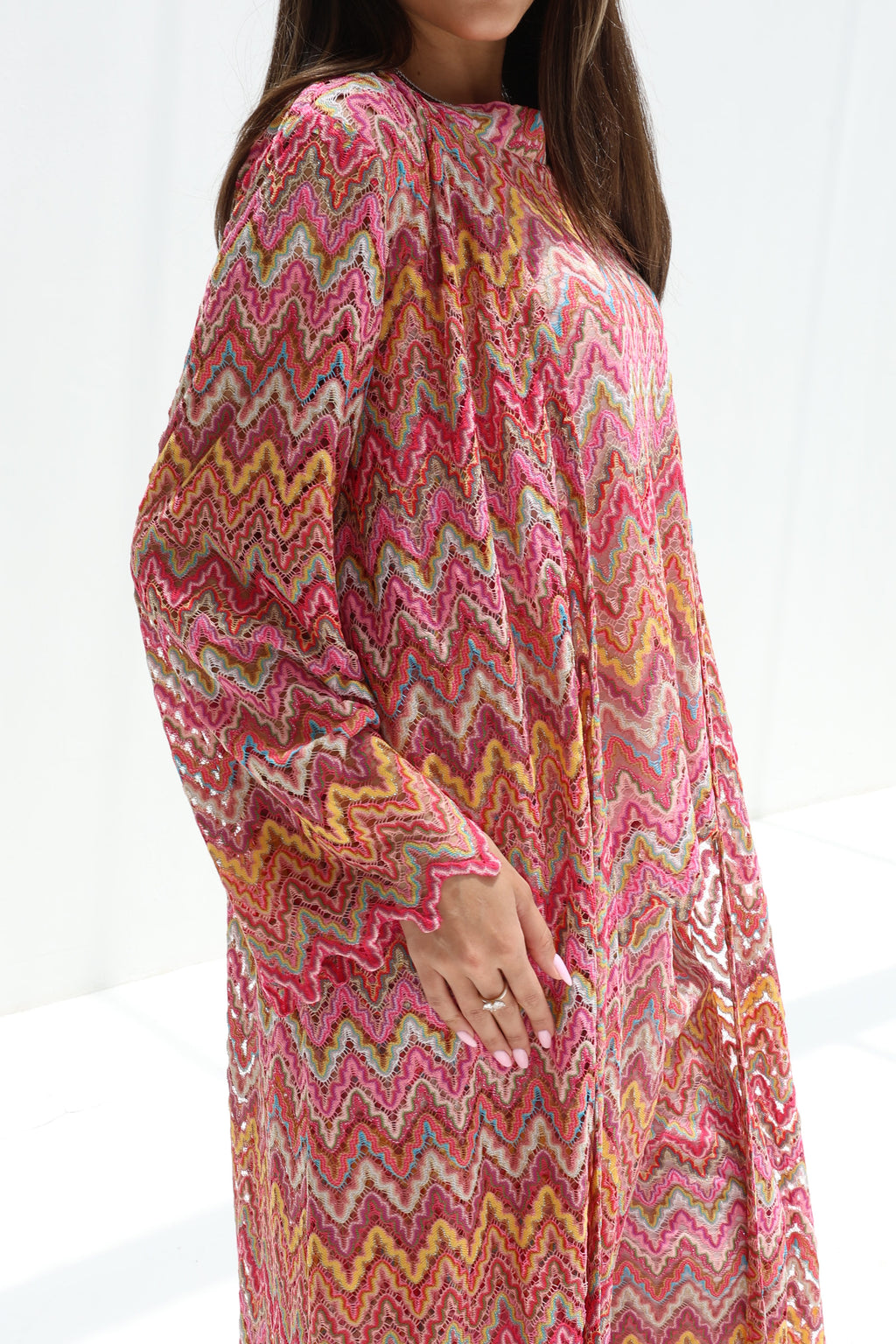 Shafaq — Sunset Chevron 3-in-1 Lace Travel Set