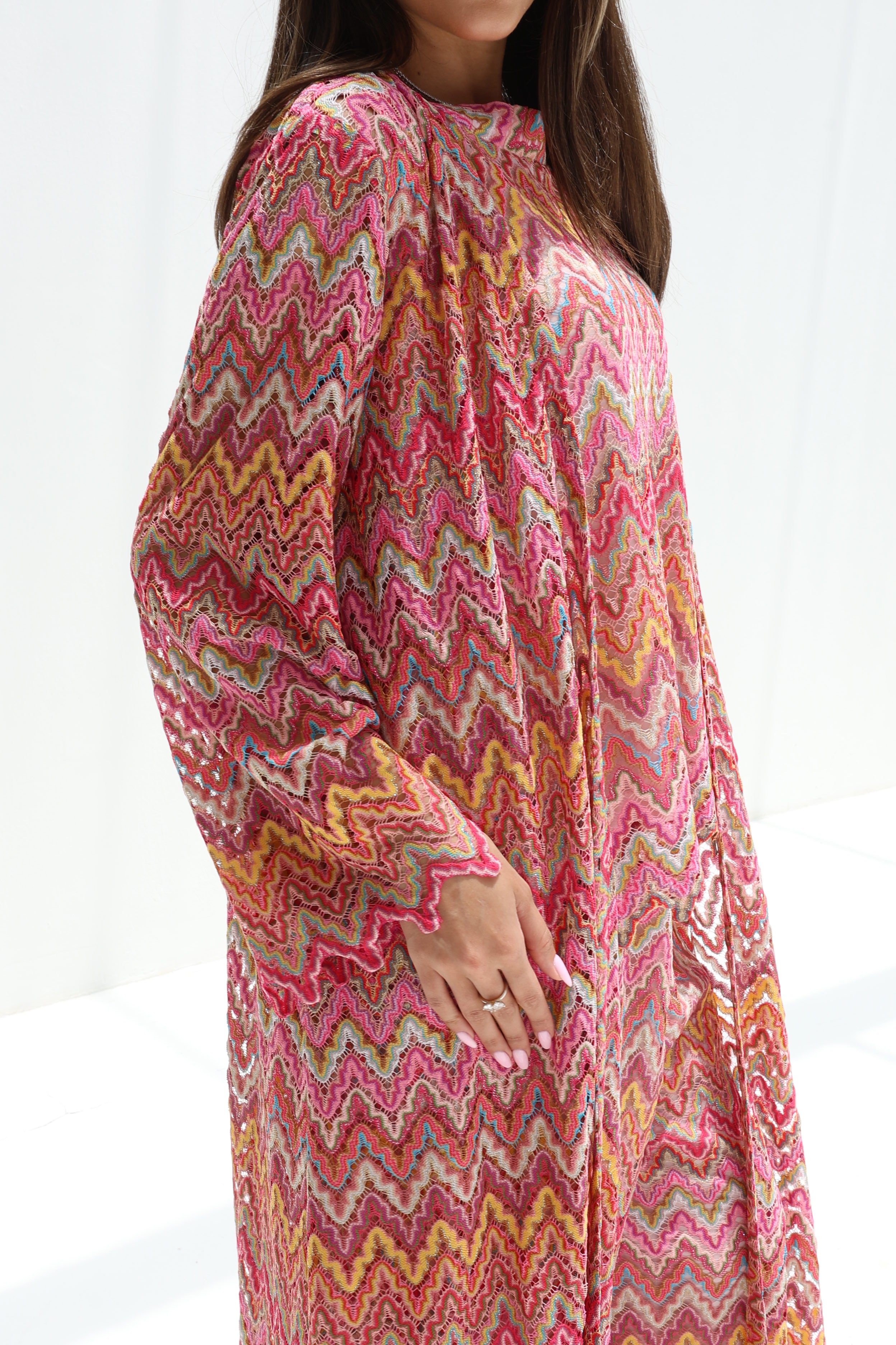 Shafaq — Sunset Chevron 3-in-1 Lace Travel Set