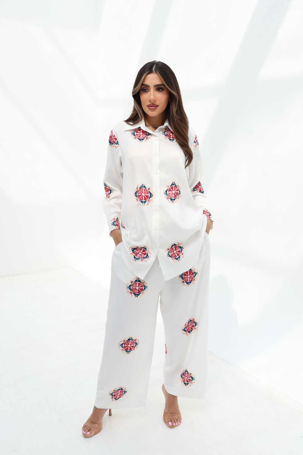 Summer Set — Medallion & Floral Print Co-ord Set