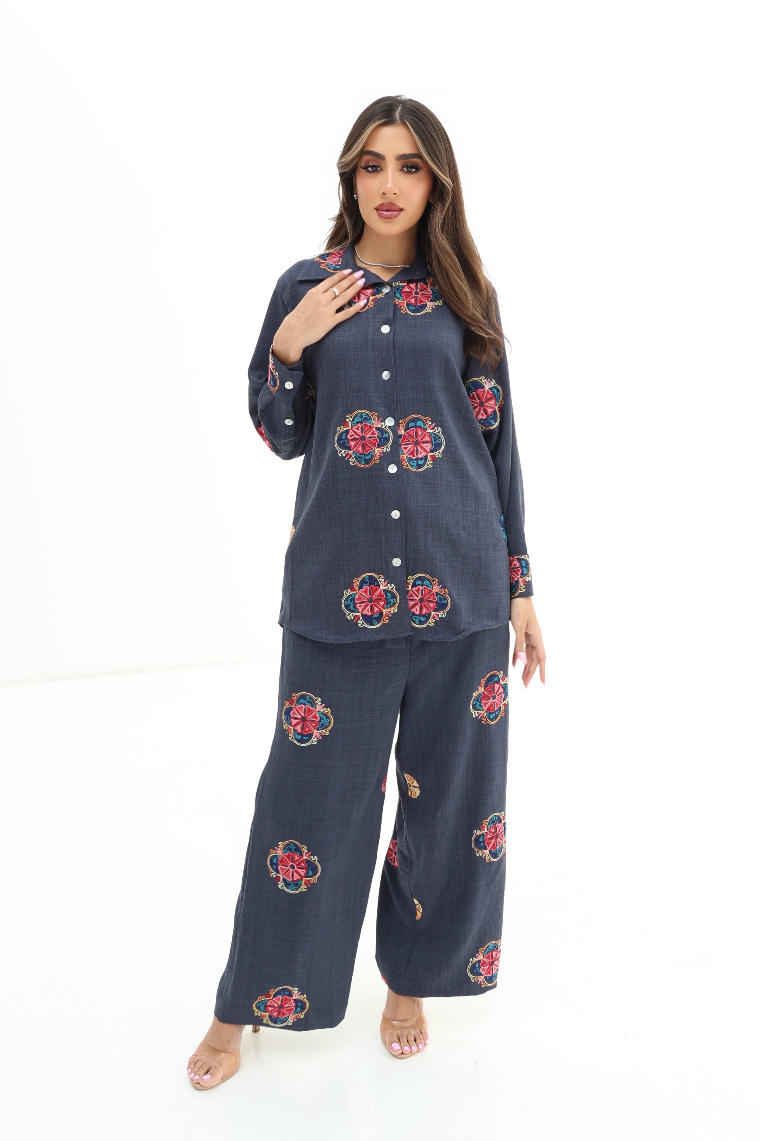 Summer Set — Medallion & Floral Print Co-ord Set