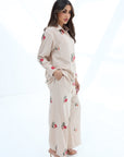 Floral Medallion Cotton Mix Co-ord Set