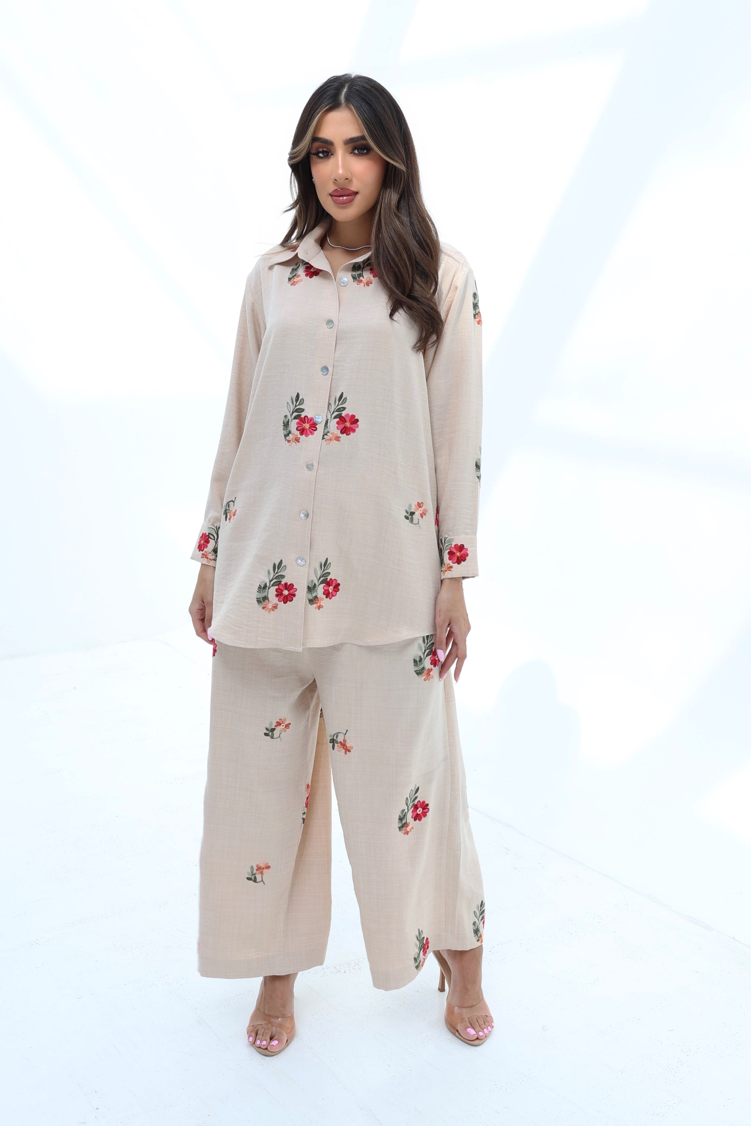 Summer Set — Medallion & Floral Print Co-ord Set