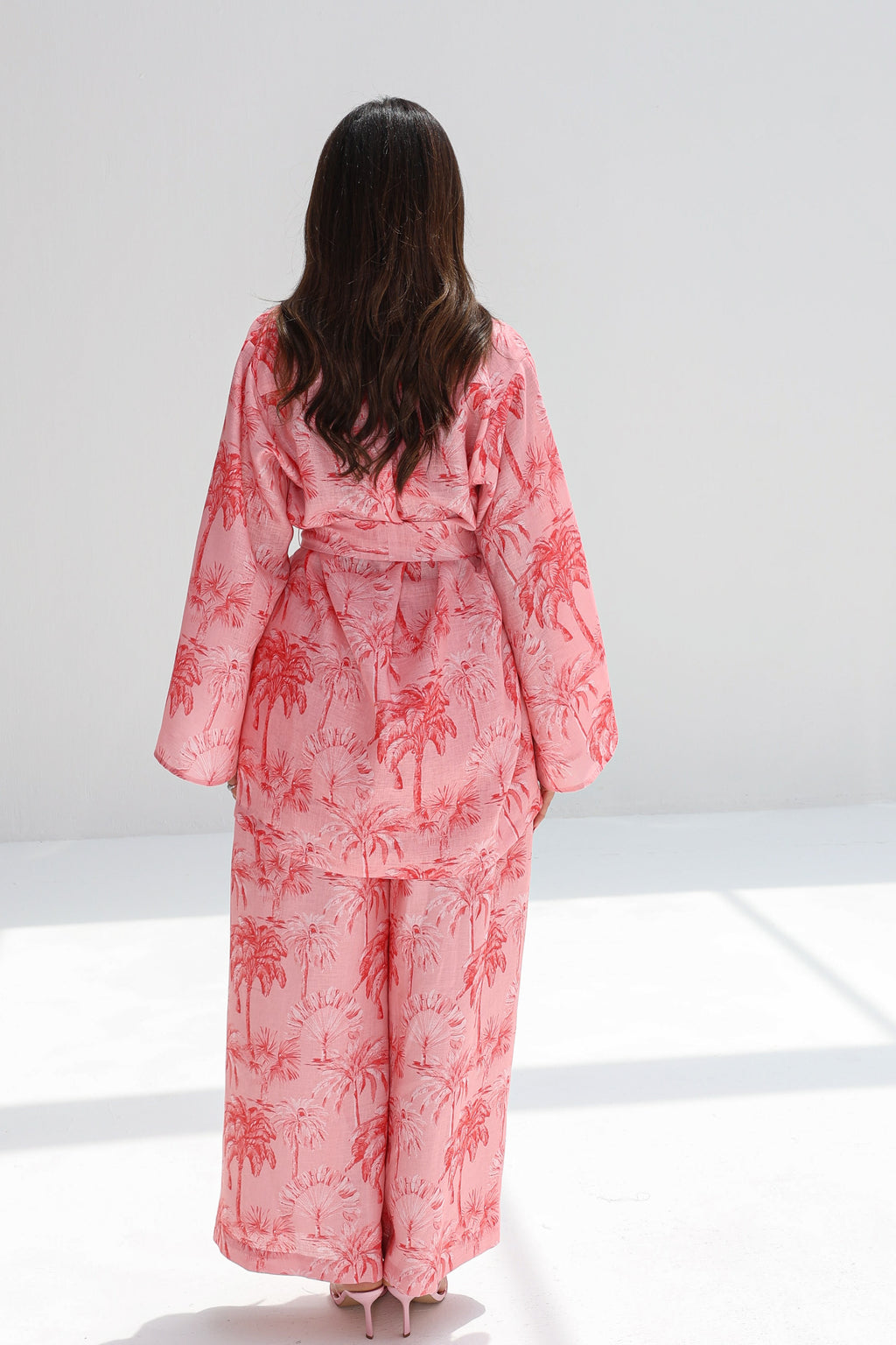 Nakhla — Pink Palm Co-ord Set