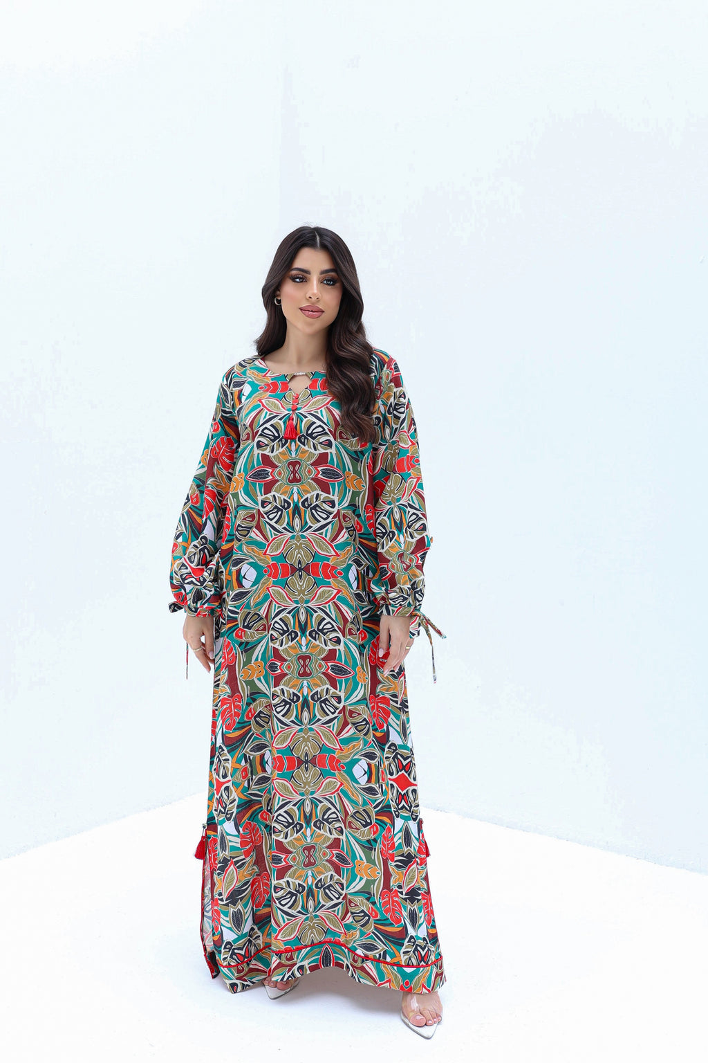 Zaina - L100 - Green Leaves