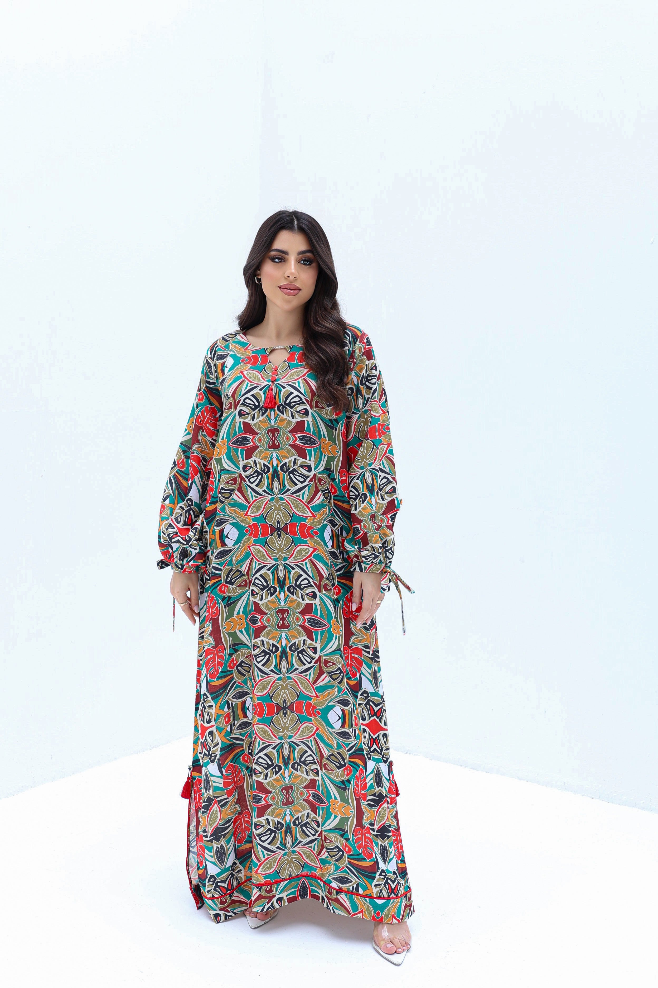 Zaina - L100 - Green Leaves