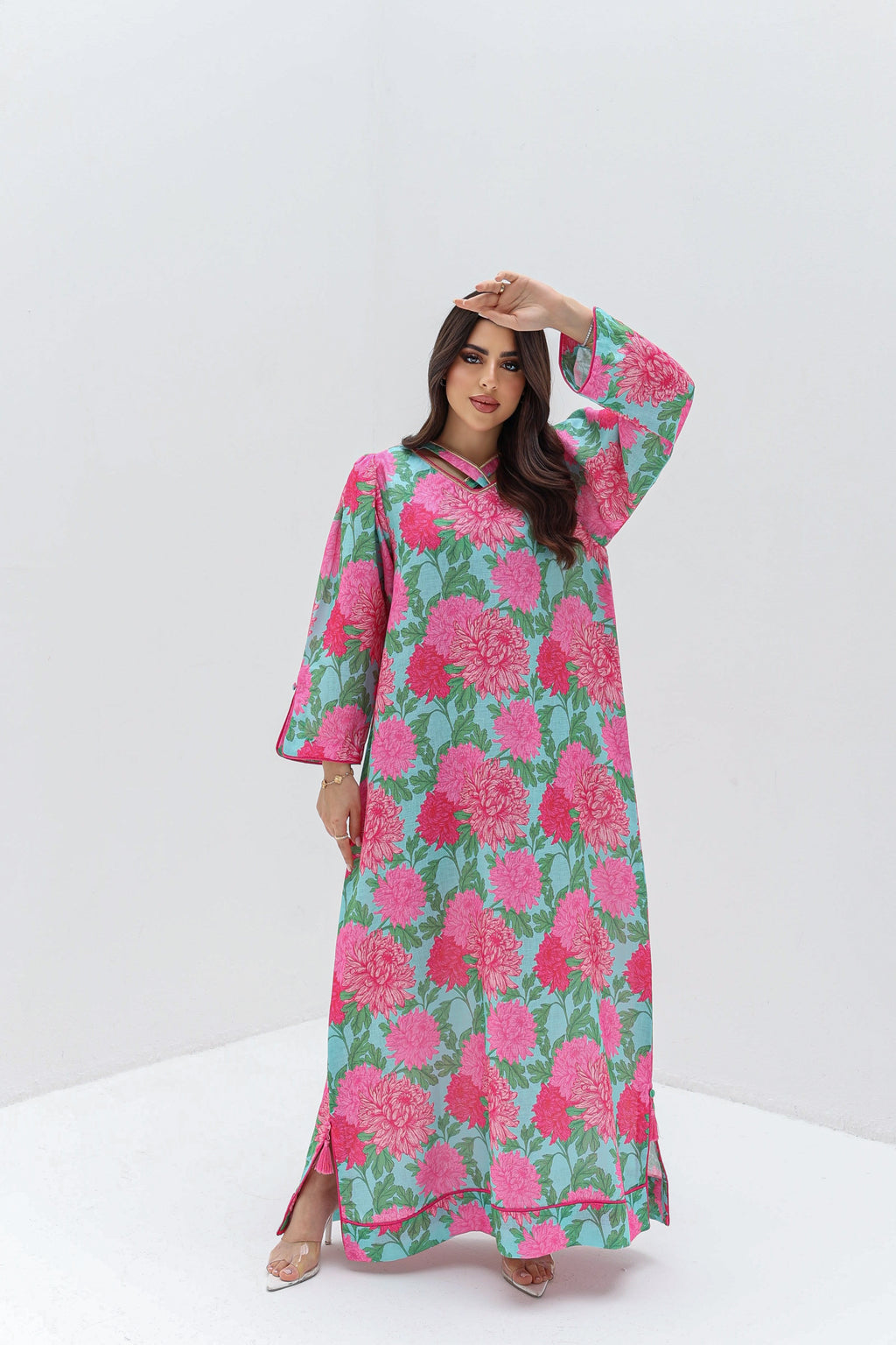 Wafa - L103 - Cyan Pink