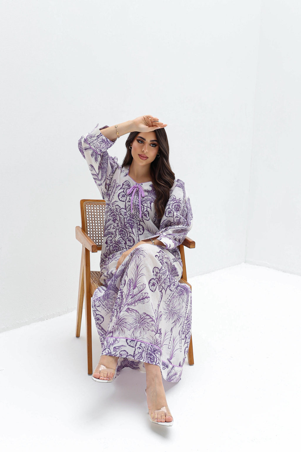 Ghalia - L104 - White Purple