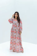 Lara - L108 - Floral Pastel Pink