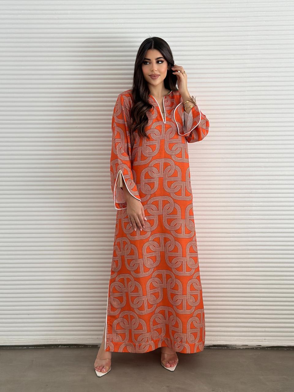 Naranj - L12 - Orange Geometric