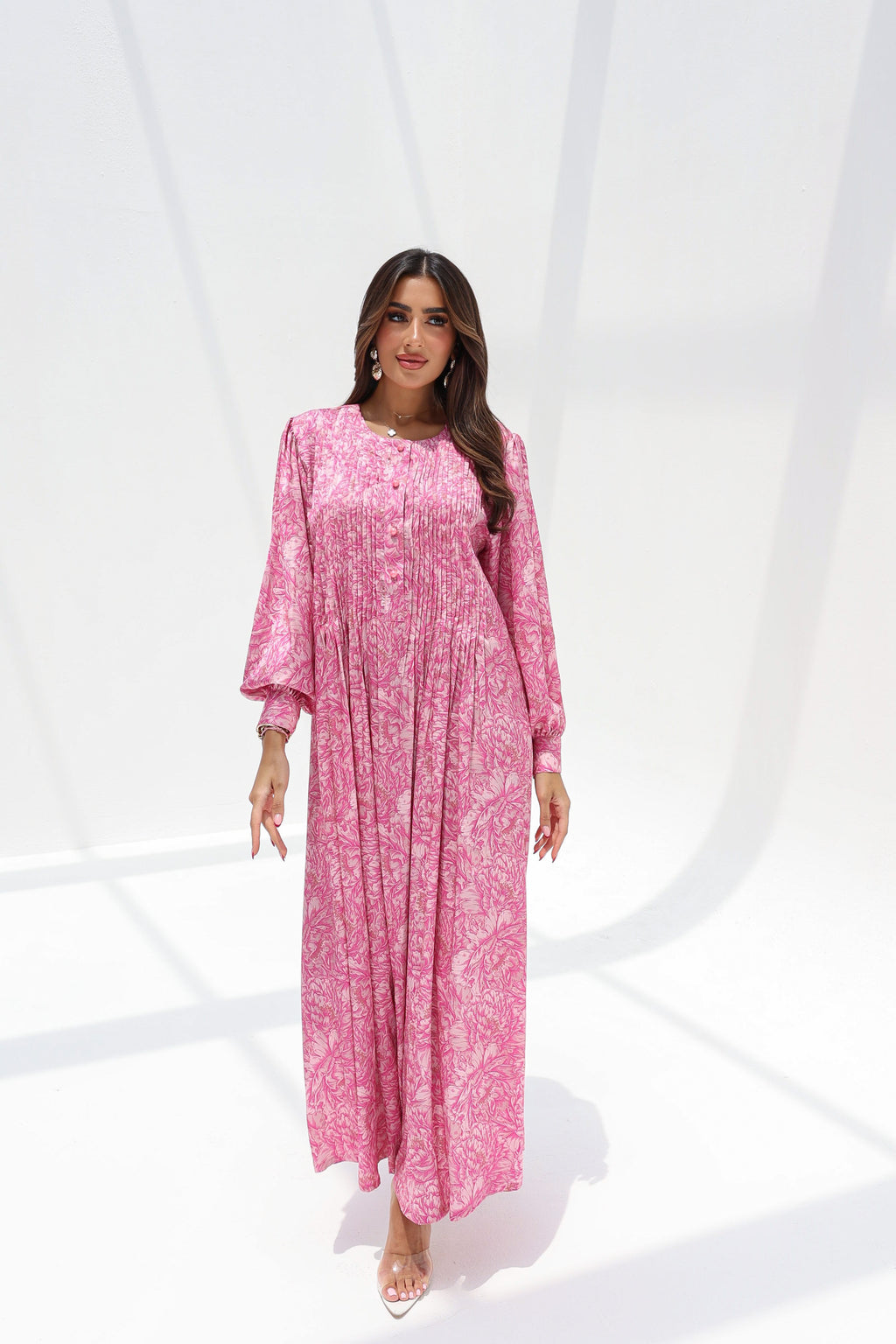 Amal - L122 - Pink Pleats