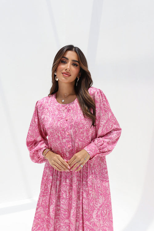 Amal - L122 - Pink Pleats