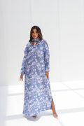 Hessa - L148 - Blue Purple/Orange