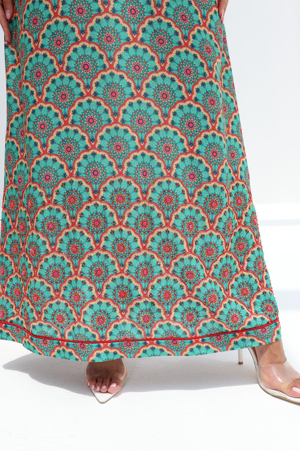 Rawda - L152 - Green Embroid